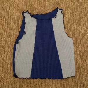 Colorblock Cropped Tank